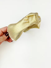 Load image into Gallery viewer, Knotted Headband | Gold Glitz {PRE-ORDER}
