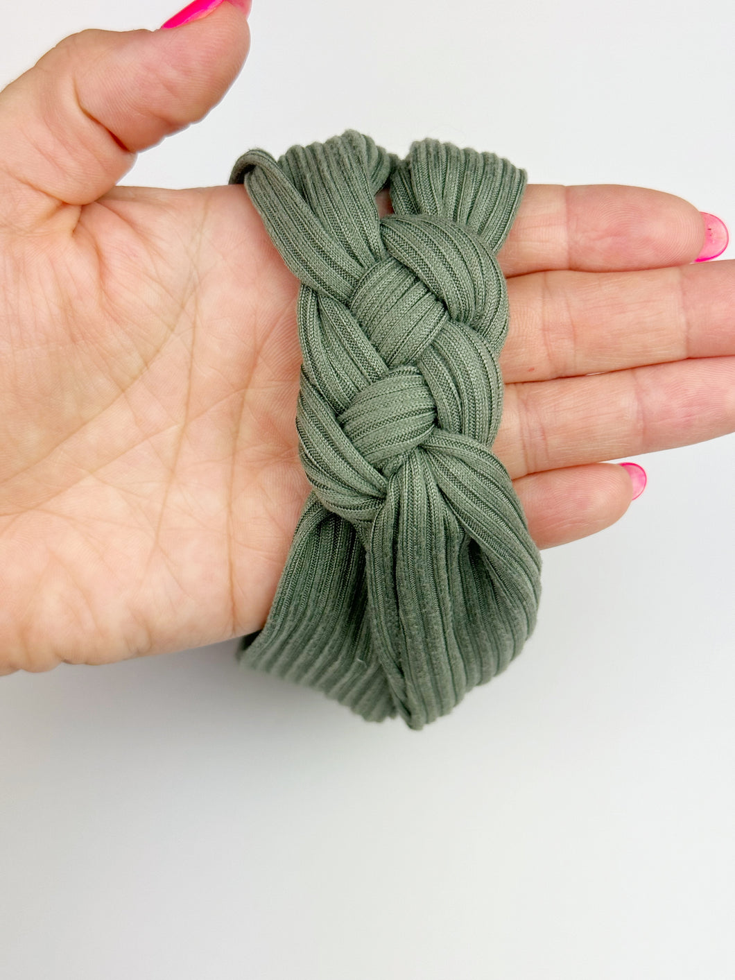 Braided Headband | Vintage Olive