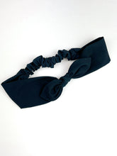 Load image into Gallery viewer, Stretch Back Headband with Bow | Black | One Size Fits Most
