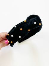 Load image into Gallery viewer, Knotted Headband | Halloween Velvet
