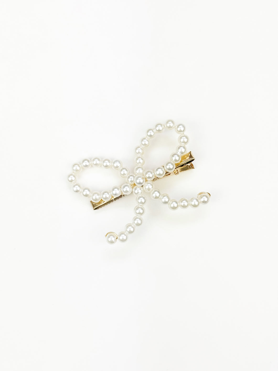 Pearl Bow Clip