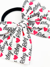 Load image into Gallery viewer, Maeve | Personalized | Oversized | Name with Red Hearts {PRE-ORDER}
