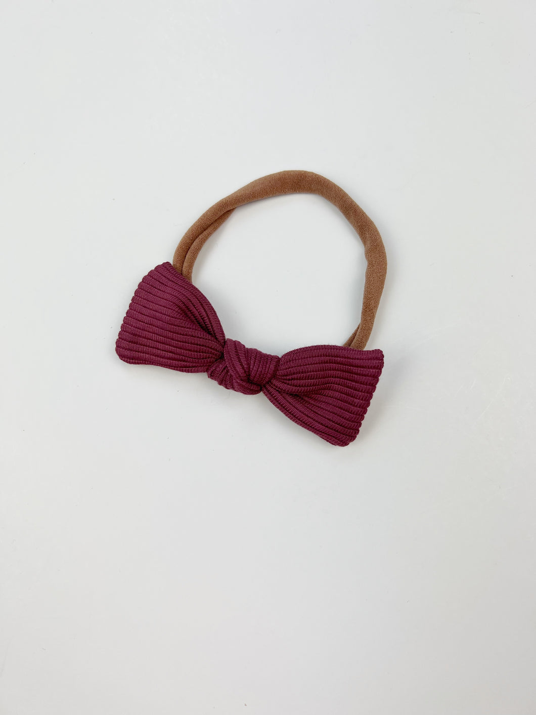 Knot | Burgundy | Nylon Headband