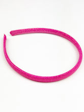 Load image into Gallery viewer, Skinny Headband | Hot Pink Shimmer
