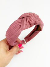 Load image into Gallery viewer, Knotted Headband | Mauve
