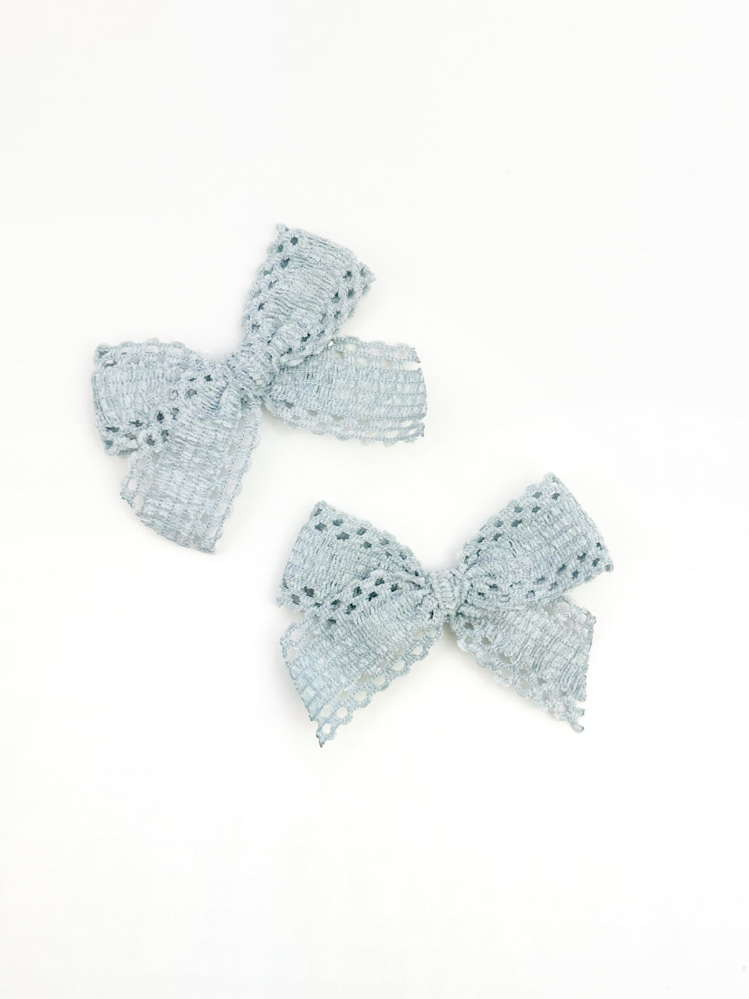 Pigtail Set | Powder Blue Crochet