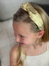 Load image into Gallery viewer, Knotted Headband | Gold Glitz {PRE-ORDER}
