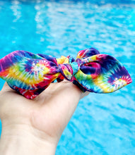 Load image into Gallery viewer, Bow Scrunchie | Classic Tie Dye
