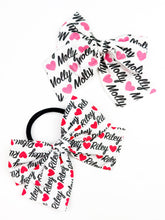 Load image into Gallery viewer, Maeve | Personalized | Oversized | Name with Pink Hearts {PRE-ORDER}
