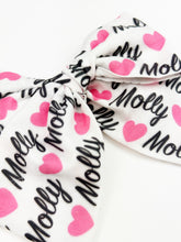 Load image into Gallery viewer, Maeve | Personalized | Oversized | Name with Pink Hearts {PRE-ORDER}
