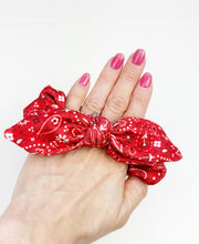 Load image into Gallery viewer, Scrunchie | Red Bandana {PRE-ORDER}
