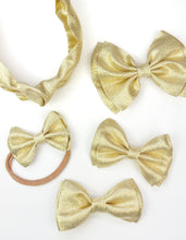 Load image into Gallery viewer, Knotted Headband | Gold Glitz {PRE-ORDER}
