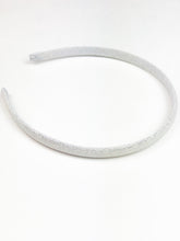 Load image into Gallery viewer, Skinny Headband | White Shimmer
