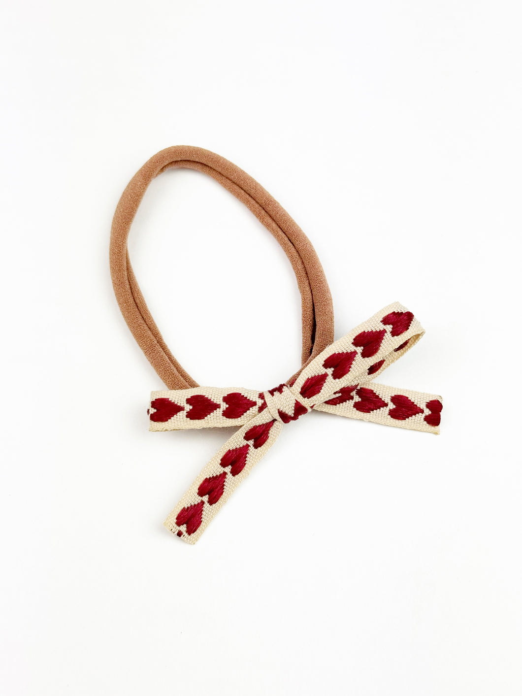 Maeve | Red Hearts | Mini | Headband {PRE-ORDER}