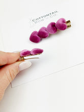 Load image into Gallery viewer, Mommy &amp; Me Bar Clip Set | Mauve Velvet
