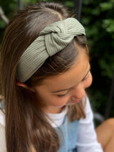 Load image into Gallery viewer, Knotted Headband | Vintage Olive
