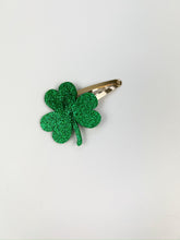 Load image into Gallery viewer, Glitter Shamrock Clip - Left Clip
